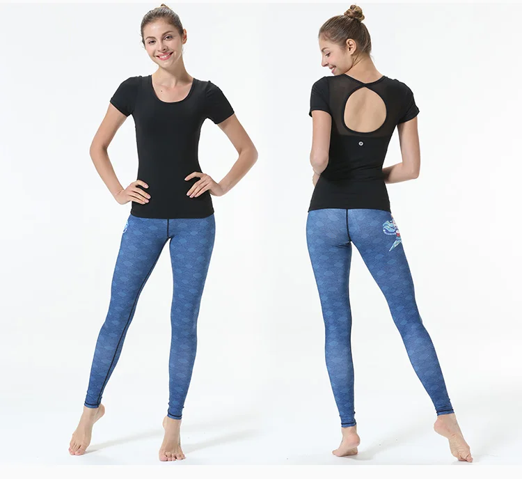 

2018 Yoga Crop Top Women Sleeveless Backless Running Sports T Shirts Round neck Yoga workout clothes camisetas mujer sports bra