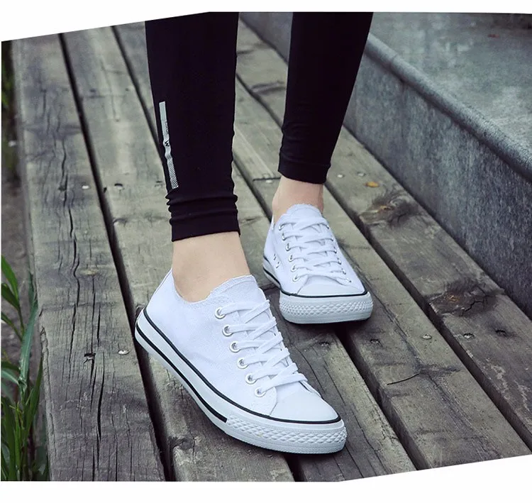 Hellozebra Men Casual Canvas Shoes Classical Lace Up Solid Flats Breathable Board Soft Leather Students Shoes 2016 Autumn New (21)
