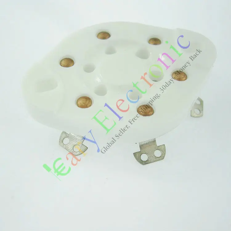 Опт и розница 4 шт 6 PIN керамика вакуумная трубка SOCKET SAVER для VT57 VT58 аудио amp части