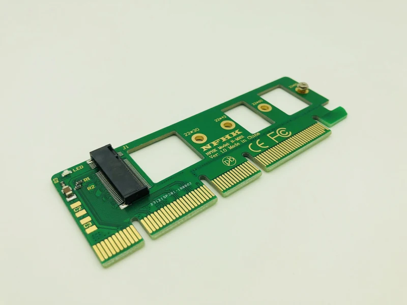 NVMe M.2 NGFF SSD to PCI-E PCI express3.0 16x x4 adapter riser card converter VG
