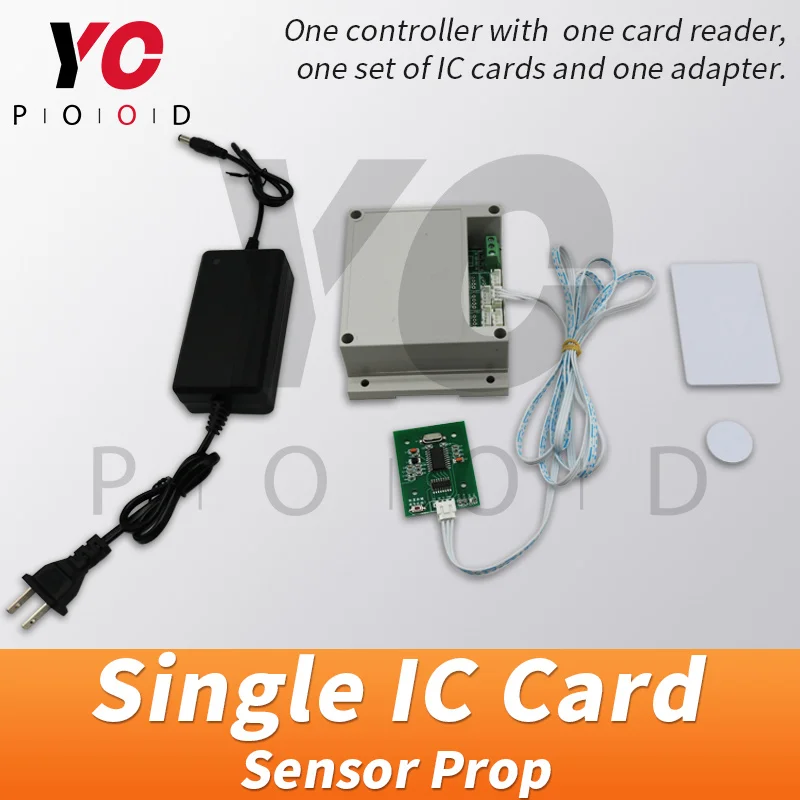 

Single RFID Card Prop Escape Room in Real Life Using IC Card to touch the IC reader to open the door takagism game prop YOPOOD