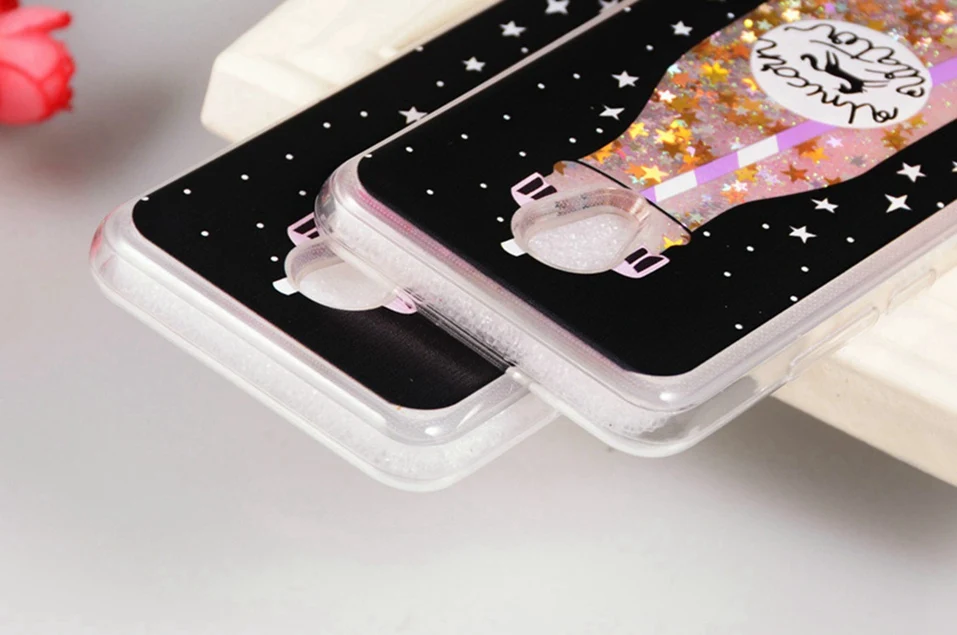WhaY Quicksand Case For Meizu M5 Cover Soft TPU Silicone Bottle 3D Luxury Liquid Glitter Phone Case For Meilan 5 M 5 Fundas Capa (5)
