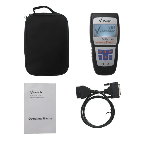 Цена за V-CHECKER V301 OBD2 Профессиональный Canbus Code Reader Универсальный автоматический диагностический сканер OBD2 V-CHECKER Цена за V-CHECKER V301 OBD2 Профессиональный Canbus Code Reader Универсальный автоматический диагностический сканер OBD2 V-CHECKER