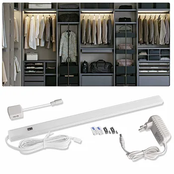 

30cm/40cm Motion Sensor LED Cabinet Light 12V Stick-on Night Lighting for Kitchen Wardrobe Bedroom Closet Decor Lamps LED Light