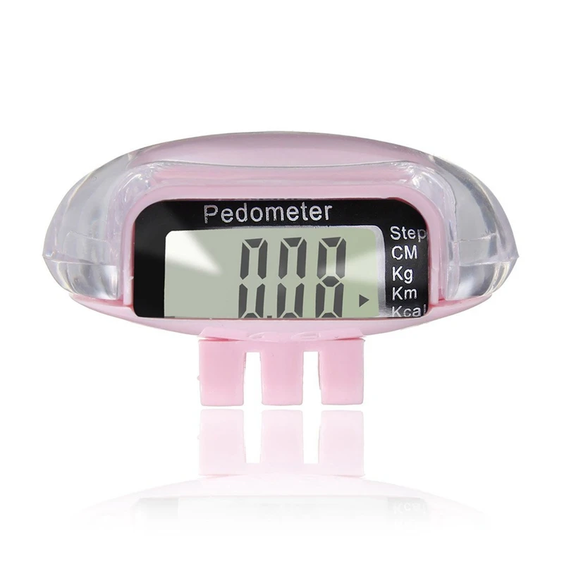 

LCD Digital Multi Pedometer Walking Step Distance Calorie Counter Run Fitness - Pink #8