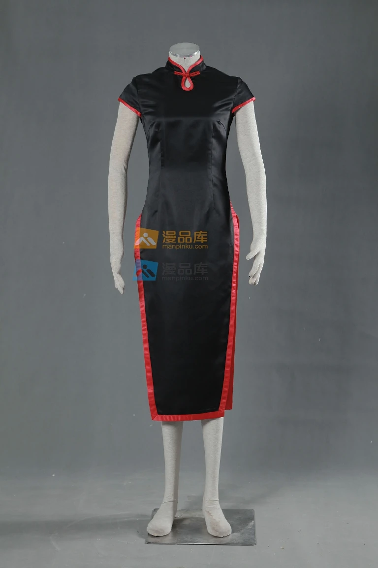 Китайский Cheongsam Женская одежда японский мультфильм Shippuuden четвертая поколений темари Косплэй костюм