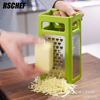 

Multifunctional Four Grater Shredder Can Be Folded And Cut Vegetable & Fruit Cheese
