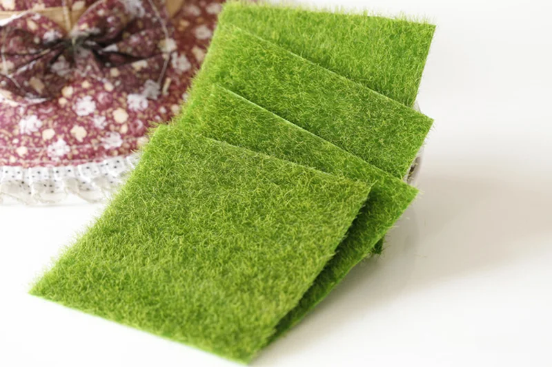 Flone Artificial PVC Grass Lawn False Moss Fake Turf Micro Landscape Decoration Accessories Home Living Room Decoration  (3)