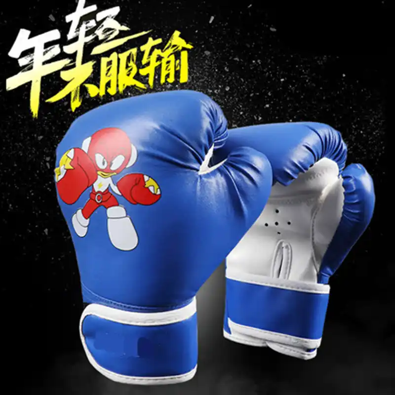 Детские Боксерские перчатки для детей от 3 до 12 лет ММА каратэ Guantes De boxeo
