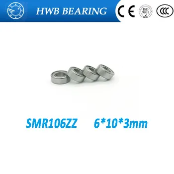 

Free shipping SMR106ZZ SMR106 ZZ 6*10*3mm SMR106-2Z stainless steel ball bearing 440C bearings L-1060ZZ SS676ZZ B676ZZ