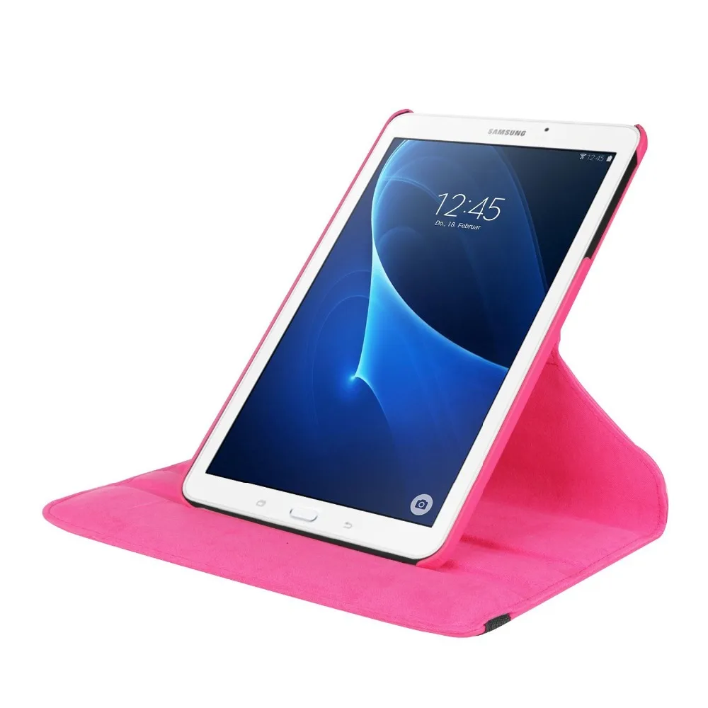 360 Вращение из искусственной кожи чехол для Samsung Galaxy Tab A A6 10,1 SM-T580 T580N T585 T585C планшеты чехол Smart Cover принципиально+ стилус