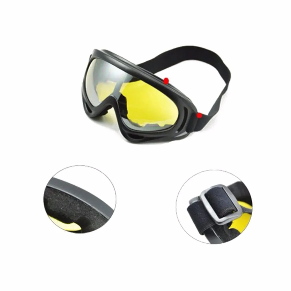 Сноуборд пылезащитные солнцезащитные очки мотоциклетные лыжные очки линзы рамки очки Пейнтбол Спорт на открытом воздухе ветрозащитные очки
