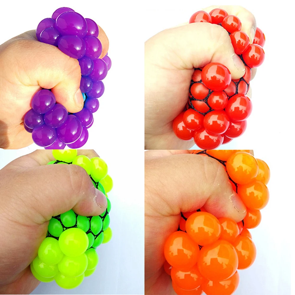 Funny 6.5cm/5.5cm Stress Ball Novetly Squeeze Ball Hand Wrist Exercise Antistress Slime Ball Toy Funny Gadgets Squishy Toy Adult