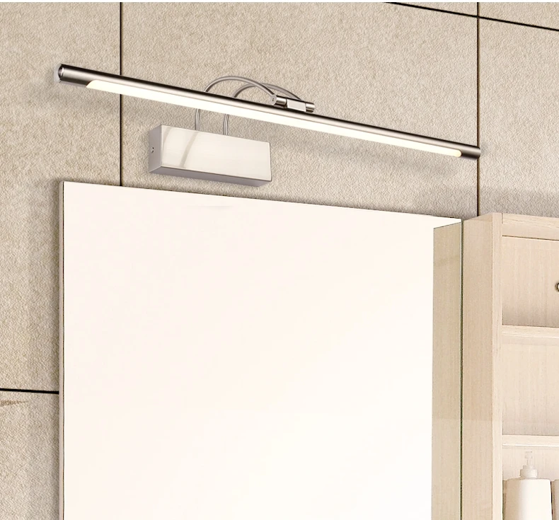 Interior com Braço Espelho sobre Imagem Luz de Parede Oscilante Banheiro Incrível Moderno Ing Luminárias Ângulo Ajustável Led 2 Cheap Luminárias de parede