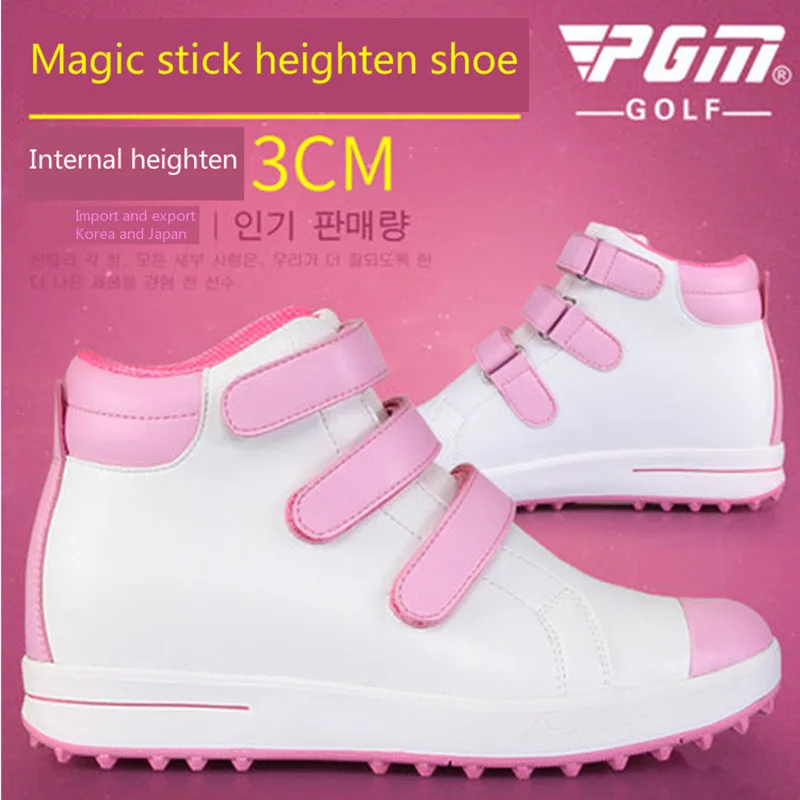

PGM Golf Shoes For Women Ladies' Magic Stickers Shoelaces High Shoes Waterproof Sports Shoes