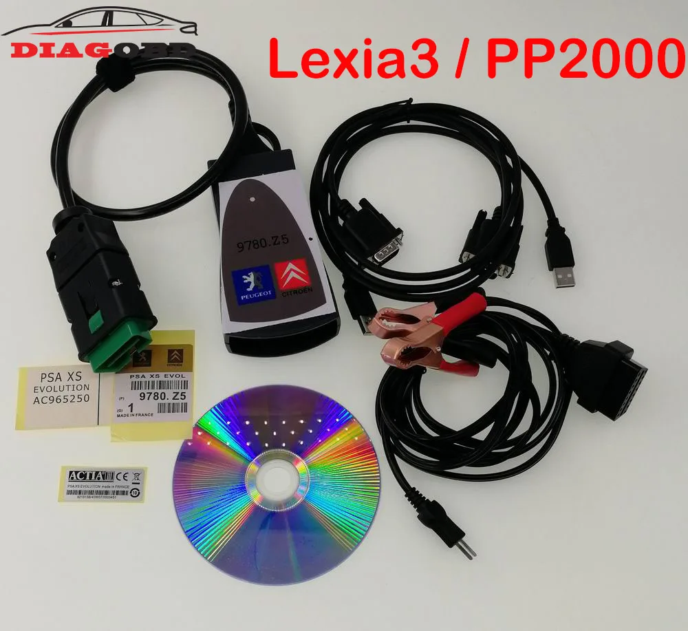 2018 новые Lexia3 PP2000 Авто инструменту диагностики V48/V25 Lexia 3 Diagbox золотой pcb |