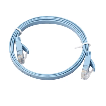 

For Computer Router Laptop CAT6 Flat Ethernet Cable RJ45 Lan Cable Networking Ethernet Patch Cord