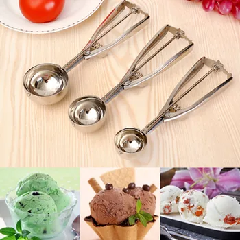

New 4cm/5cm Kitchen Ice Cream Scoop Potato Scoop Stainless Steel Potato Scoop Ice Cream Ball Maker Kitchen Accessories