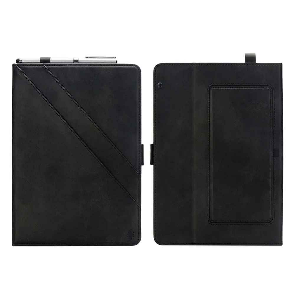Для huawei MediaPad T5 10 Case 10,1 дюймов Бизнес AGS2-W09/W19/L09 Чехол кожаный планшет откидная крышка с подставкой и кармашками для карт кошелек случаях