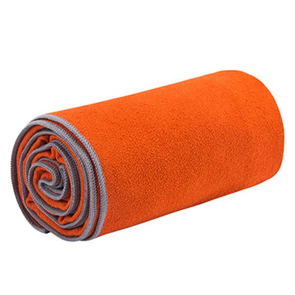 Полотенце из микрофибры для занятий йогой влагоотводящий Коврик для йоги для горячей йоги пилатеса спорта - Цвет: Коричневый