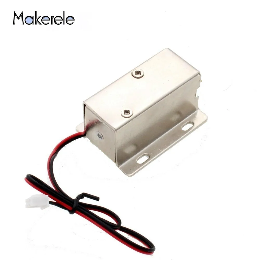 

DC12V 24V Small Magnetic Lock Steel Electromagnetic Door Locks Free Shipping MKElock001