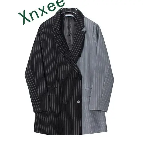 

Xnxee Striped Suit Jacket Female 2019 Spring and Autumn New Korean Style Women Jacket Wild Casual Women Clothing