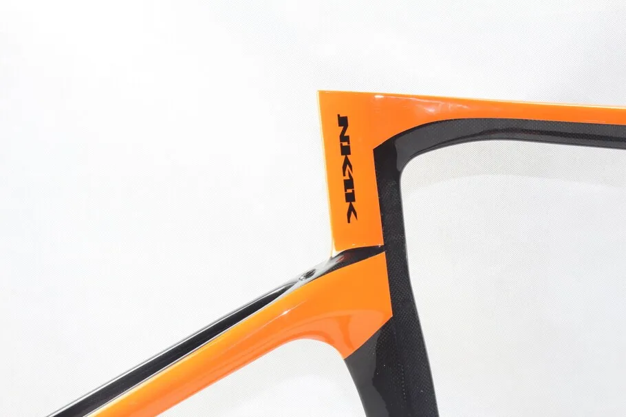 Flash Deal Hot sell Orange Cipollini NK1K Matte/Glossy Carbon Frame ROAD Bike/Bicycle rb1000 Frame 3K 1k Weave 8