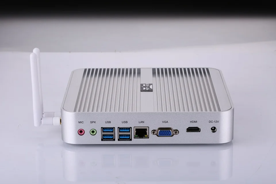 Безвентиляторный Barebone i5 Mini PC Win10 3 года гарантии Nuc компьютер Intel Core i5 4200U 4 К HTPC ТВ коробка DHL Бесплатная доставка