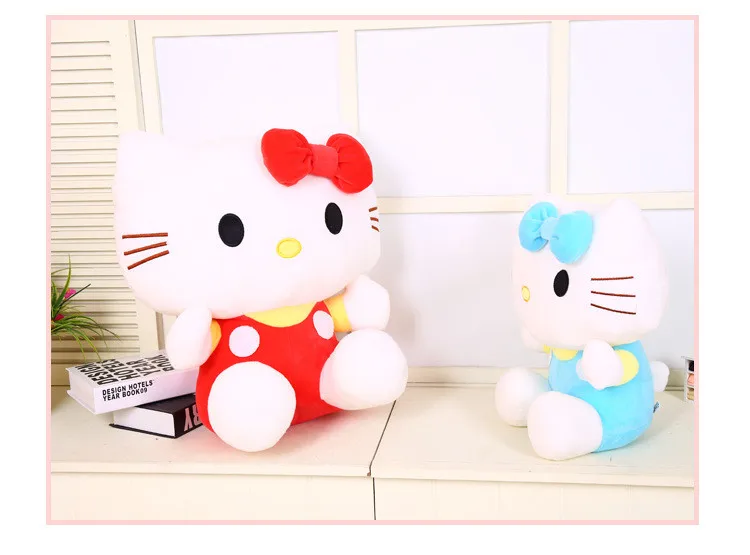20 см милый рисунок «Hello Kitty» кошка плюшевые игрушки прекрасный кукла животных Подушка Детская Игрушка Подружки ребенка подарок на день
