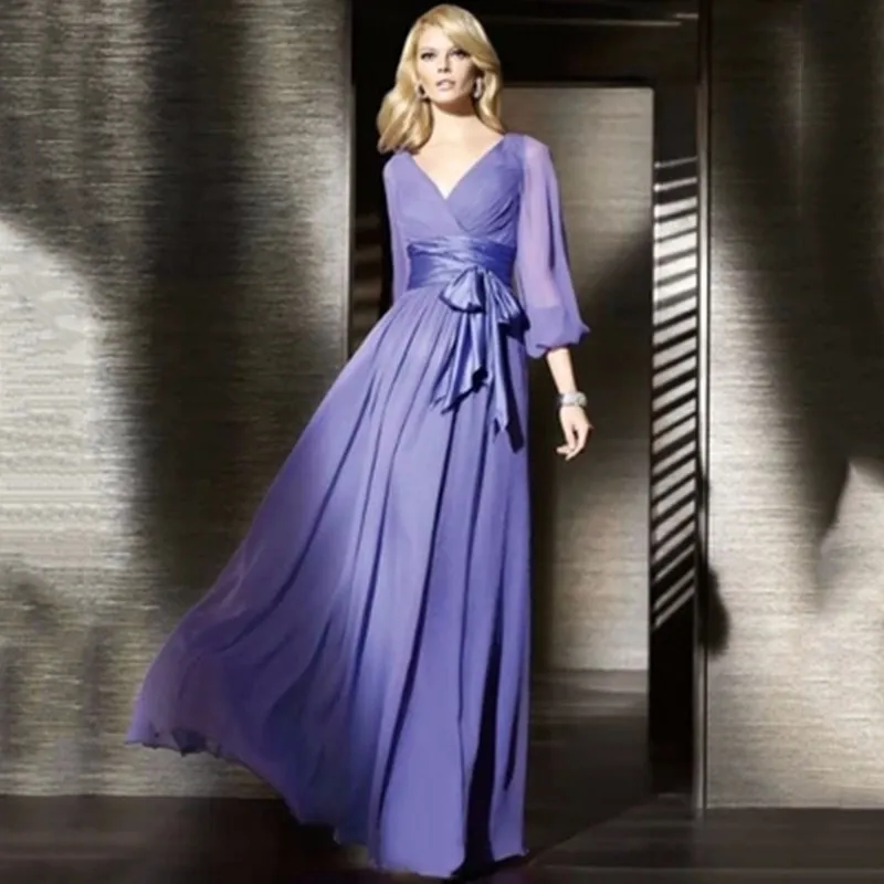 Party Wear One Piece Dresses With Sleeves