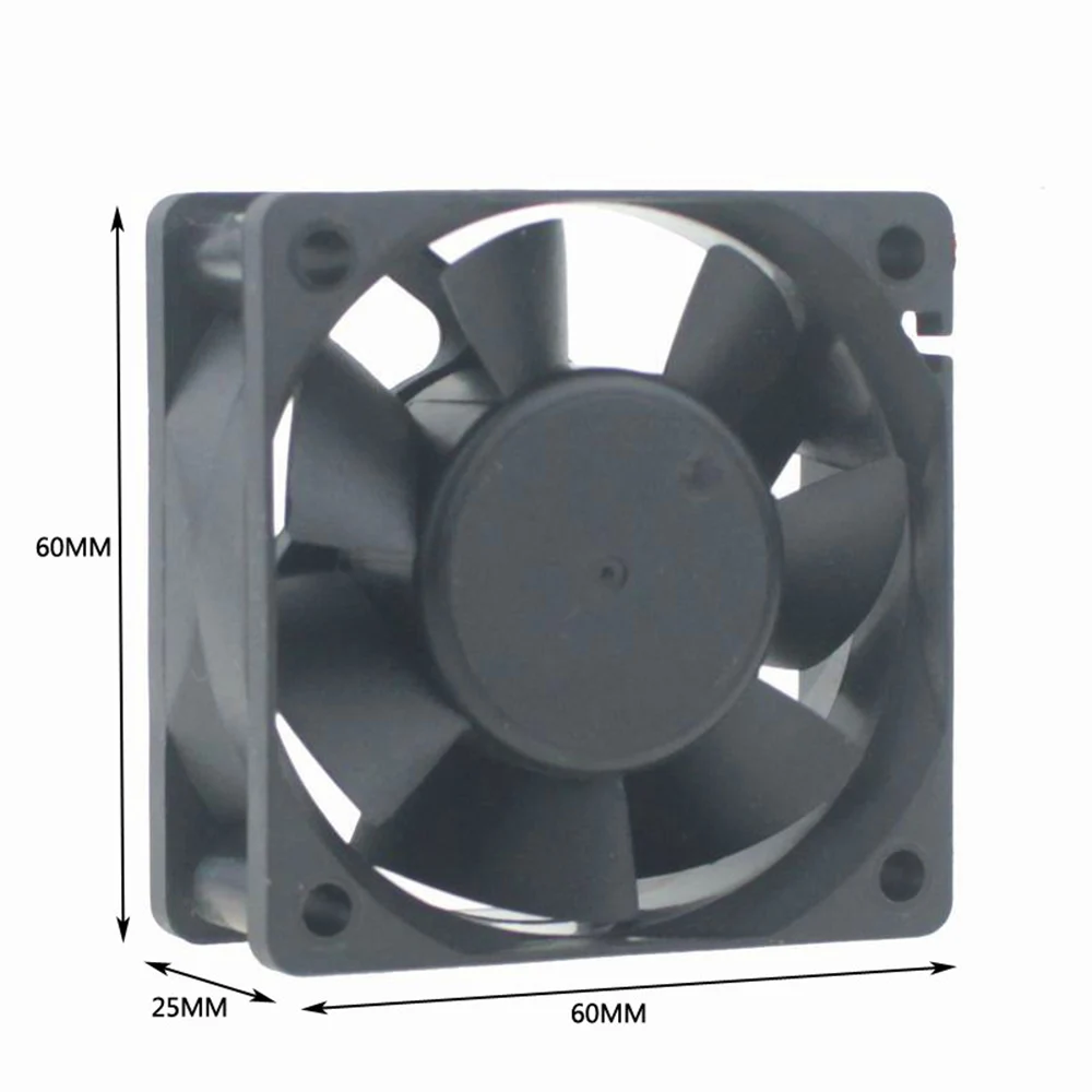 Asunflower 6025 DC 24V 0.1A 60x60x25mm 4500RPM корпус вентилятора 2 Pin бесщеточный ПК Вентилятор Кулер XH2.54 разъем охлаждающий вентилятор RGB чехол