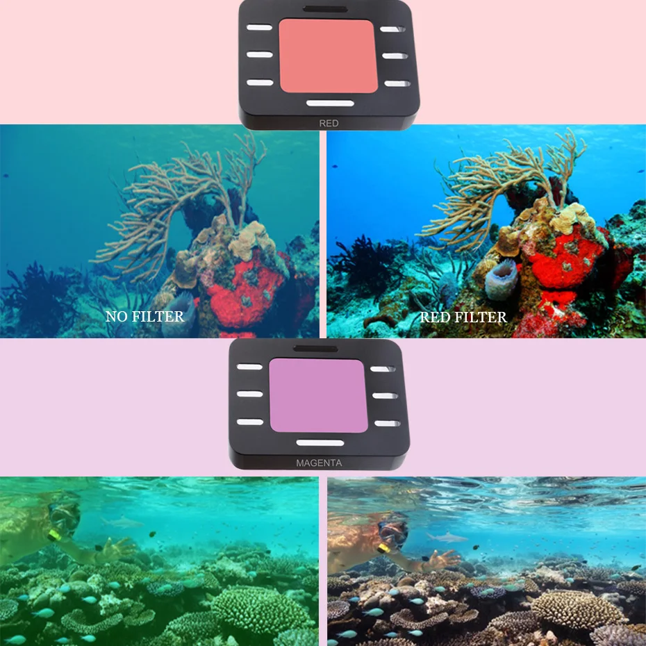 Фильтр для экшн камеры CAENBOO MRC UV CPL цвет ND4 8 16 Sony HDR AS50 AS50R AS300 AS300R X3000R чехол