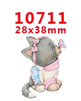 10711 30 шт. с героями мультфильмов плоское украшение из смолы PR 10333 - Цвет: 10711