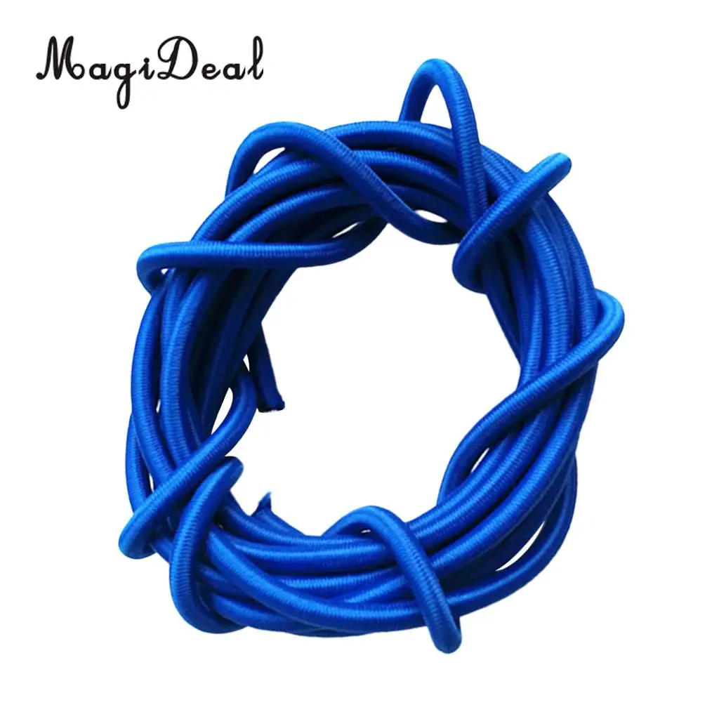 MagiDeal 5mm High Strength Durable Strong Elastic Stretch Rubber Shock Cord Tie Down Marine Boat Caravan Bungee Rope 1m-75m