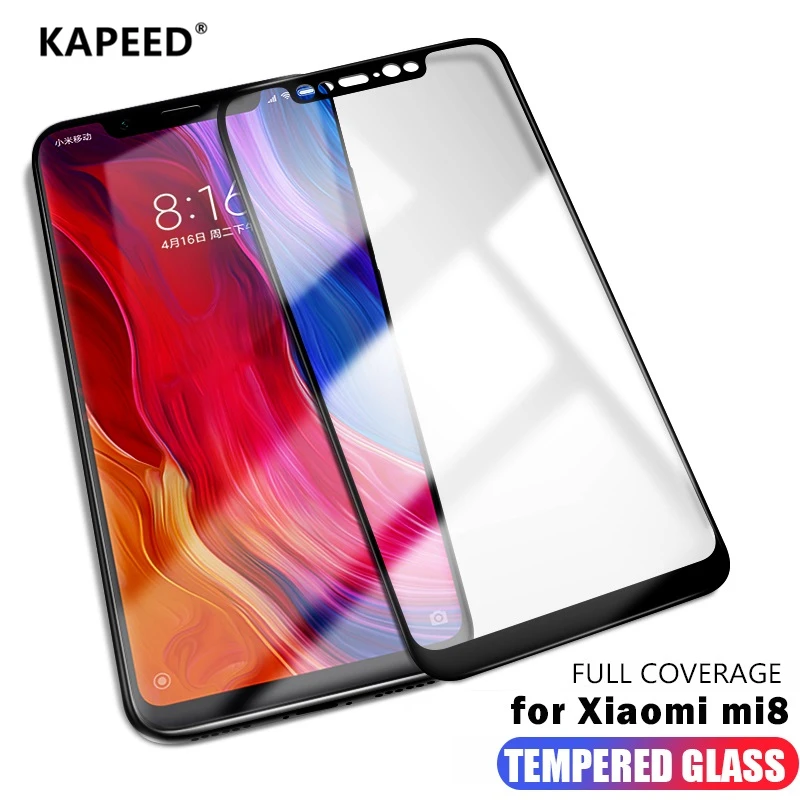 Закаленное стекло 9H для Xiaomi Mi 8 Lite Pro Pocophone F1 полноэкранная 3D Защитная пленка MI A1 A2