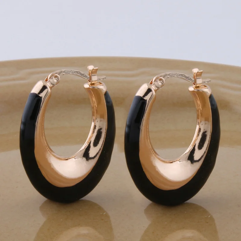 NeeFu серьга "wofu" для женщин, ушное кольцо, цинковый сплав, капающее масло, большие аксессуары, серьги, ювелирные изделия - Окраска металла: black