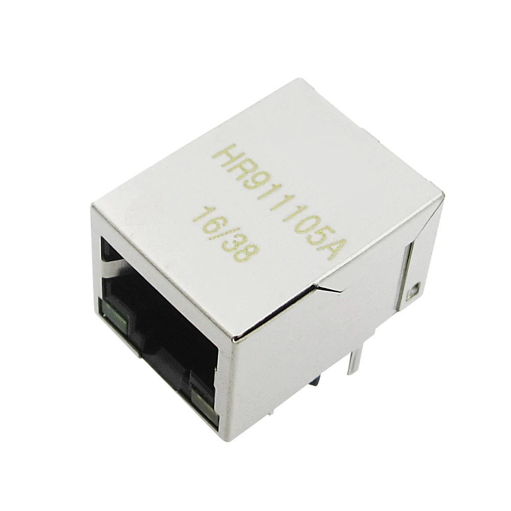 HAILANGNIAO 10 шт./лот HR911105A WIZNET HR911105 HANRUN Однопортовый разъем RJ45 O 100% Новый оригинальный |