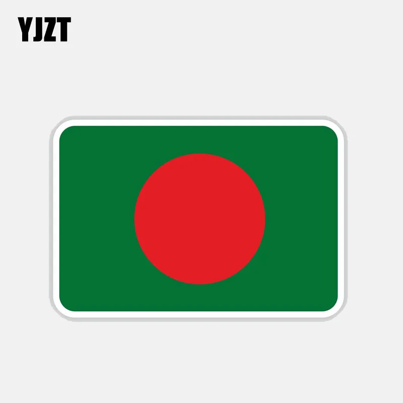 

YJZT 11.3CM*7.5CM Car Styling Bangladesh Flag Sticker Helmet Decal Car Sticker 6-2817