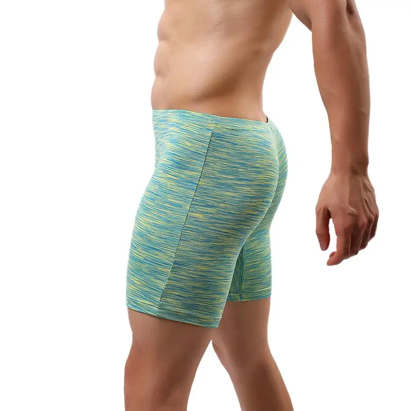 Новые мужские сексуальные обтягивающие шорты для фитнеса, спортивные штаны, дышащие спортивные шорты