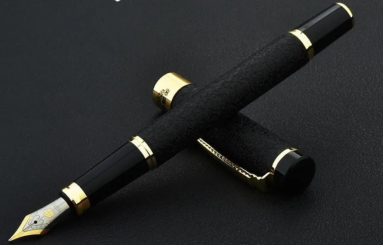 Высококачественная перьевая ручка, чернильная ручка Iraurita Penna stilografica, Золотой зажим, роскошная ручка, канцелярские принадлежности Stylo plume 03820