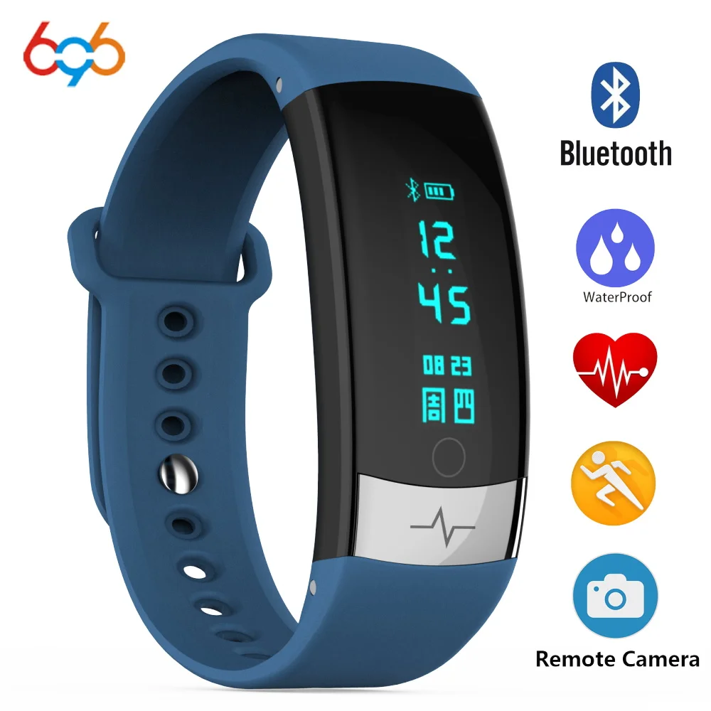 

696 NEW QS03 Smart Bracelet Color Screen Fitness Tracker Blood Pressure Heart Rate Monitor Multi Sport Mode Band For Men Women