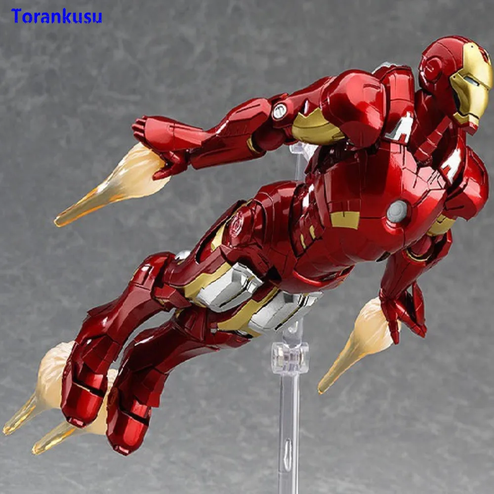 

Avengers Endgame Iron Man Figma 217 Anime Figure PVC Ironman Action Figure Collectible Toy Model Hot Toys Gift Children Doll XP