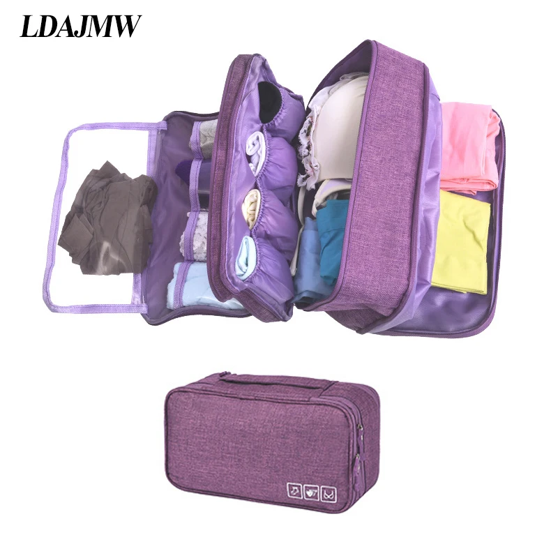 LDAJMW тип двойной дорожный бюстгальтер нижнее белье носки Отделка сумка для