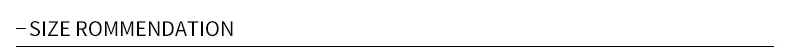 size rommendation