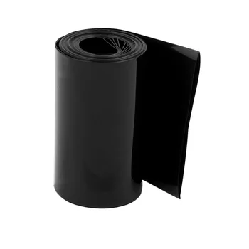 

Uxcell Newest Hot 2.1M 55/75/80mm Black PVC Heat Shrink Tubing Tube Wrap Contra Sleeve Cable Heat Shrink Tube for 18650 Battery