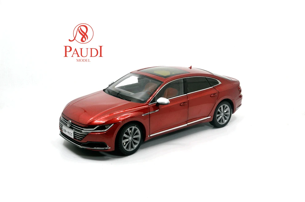 

Paudi Model 1/18 1:18 Scale VW Volkswagen CC Arteon 2018 Red Diecast Model Car Toy Model Car Doors Open