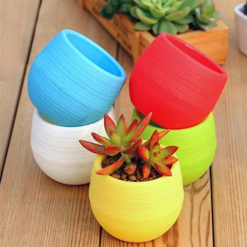 Суккуленты маленькие цветочные горшки Mini Stone Pill Pots модный цветок из эпоксидной смолы растений садовый инвентарь для Офис