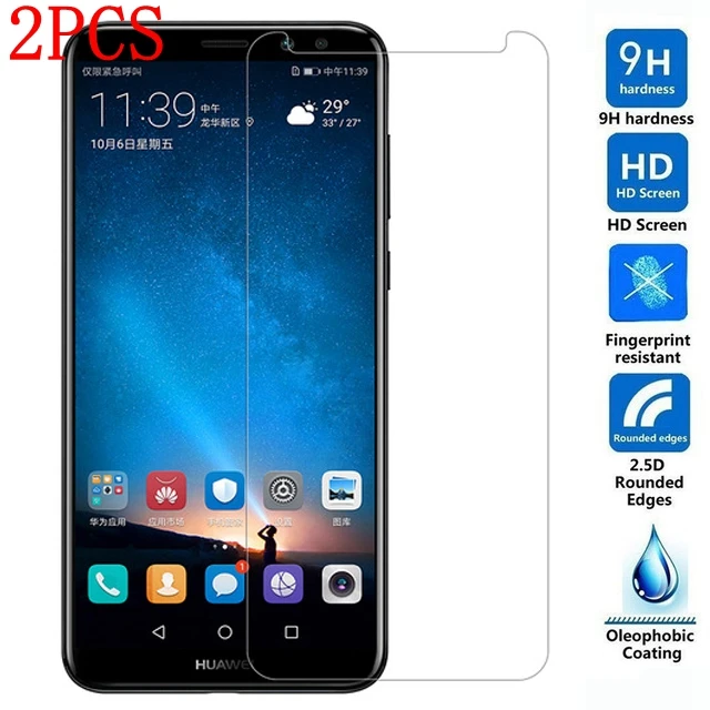 2 шт. закаленное стекло для Huawei Nova 2i защита экрана Thoughed Защитная пленка | Мобильные