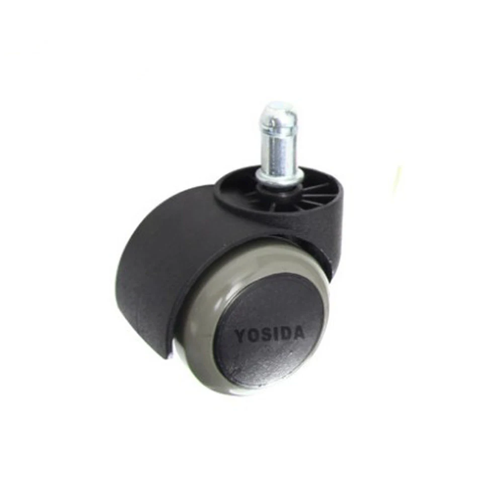 

New 2'' Durable Nylon Rubber Swivel Castor Wheels With Silent Spring Circlip Wheel Caster Home Office Computer Chair Castor