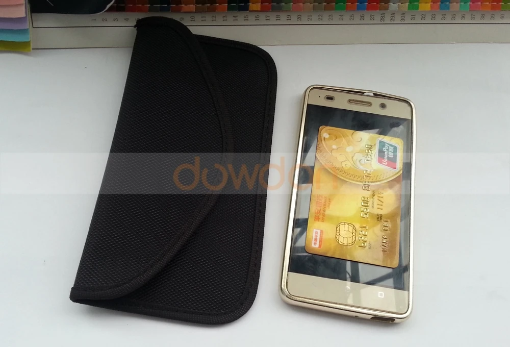 100pcs/lot Cell Phone RF Signal Shield Blocking Jammer Bag Mobile Pouch Case for Samsung iPhone Anti-Degaussing Anti-Radiation iphone 7 plus phone cases